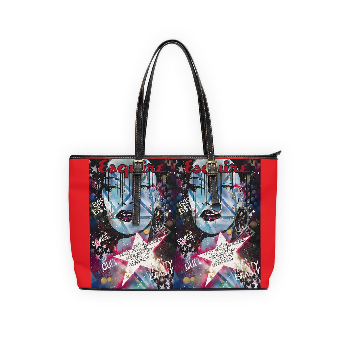 "Be The Boss -Rihanaa Tribute" PU Leather Shoulder Bag