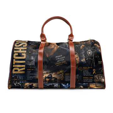 Alan RITCHSON Personalized 'Ritchson' Waterproof Travel Bag — Durable Duffel for Weekend Getaways & Gym