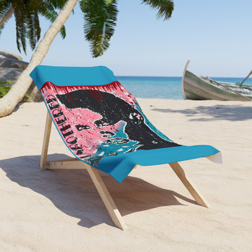 "Unbothered Grace Jones Inspired" Beach Towel