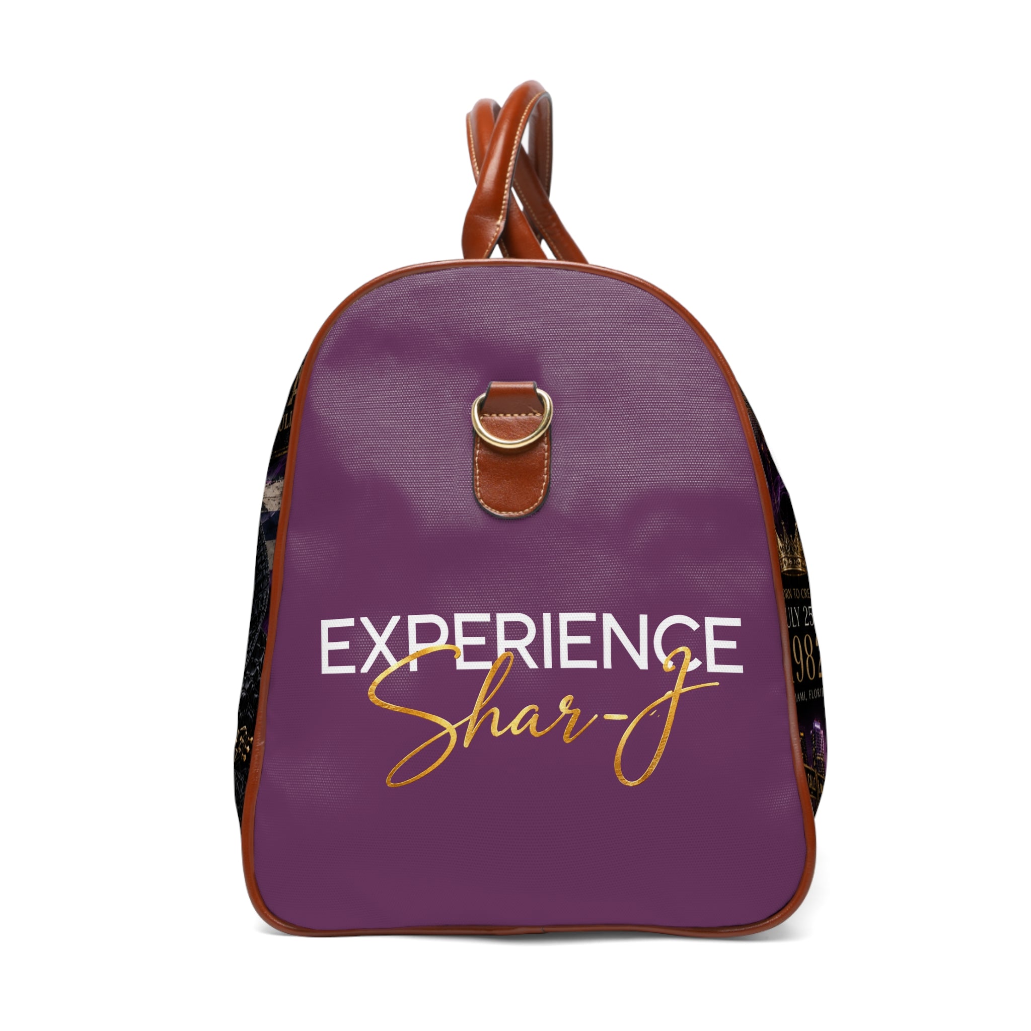 Daniel Rene Waterproof Travel Bag — Miami Retro Celebrity Collage Duffle