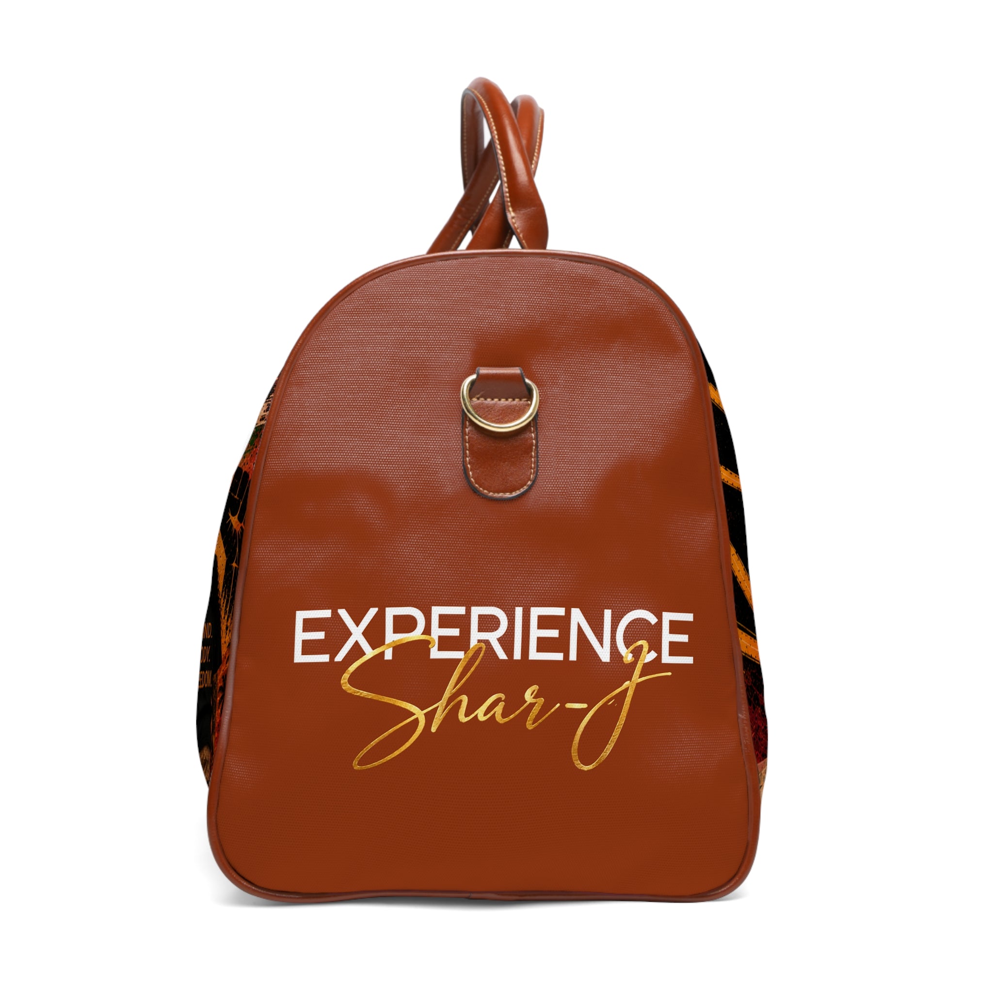 Kehlani Waterproof Travel Bag – Political Collage 'Free Palestine' Duffle