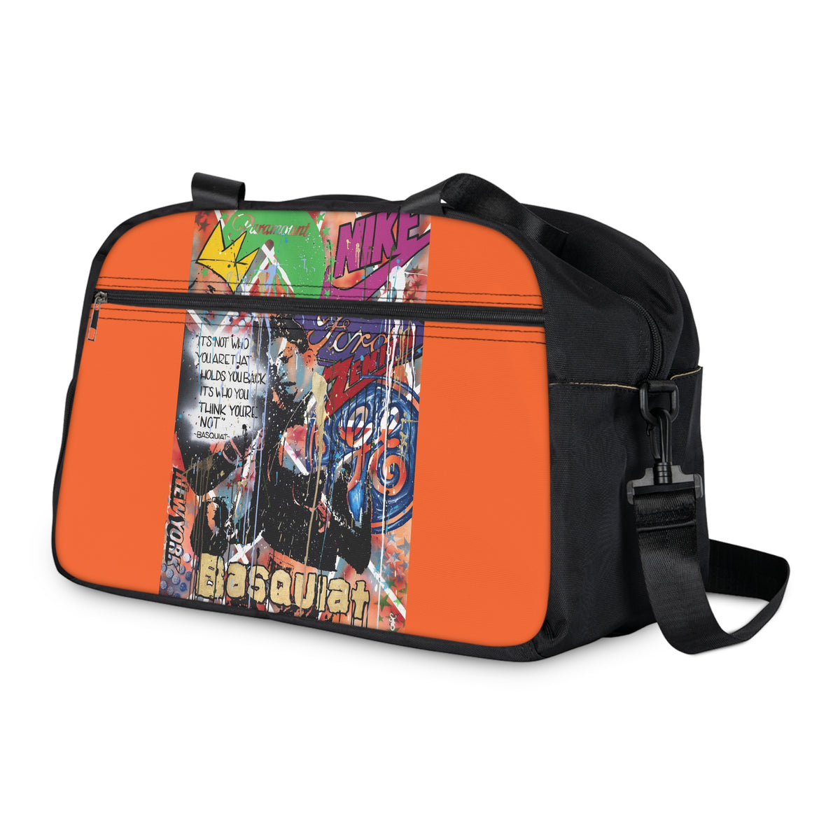 "Basquiat/Warhol Tribute" Fitness Handbag
