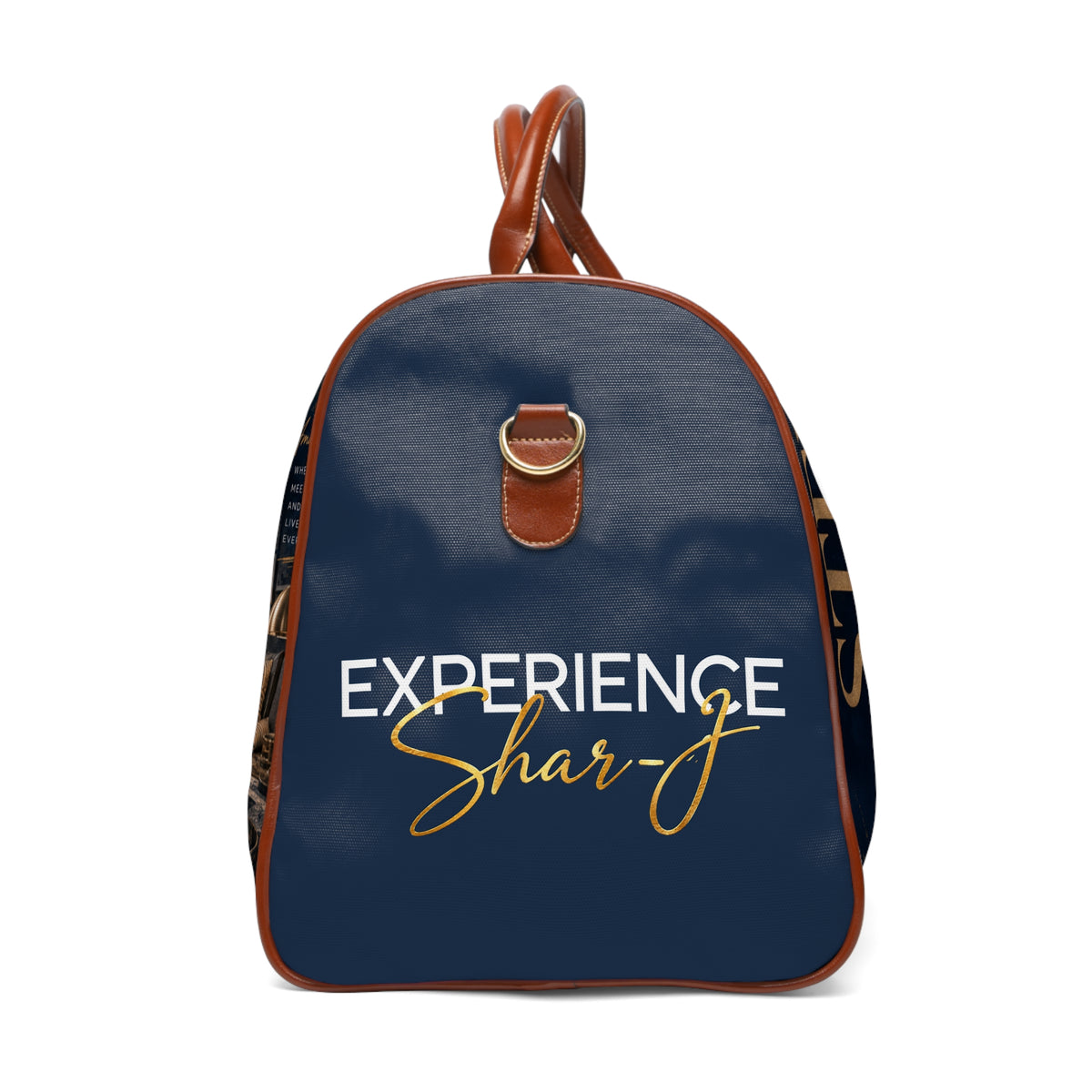Steve Seabados Travel Duffle Bag — Waterproof Weekender with Photo Collage Design