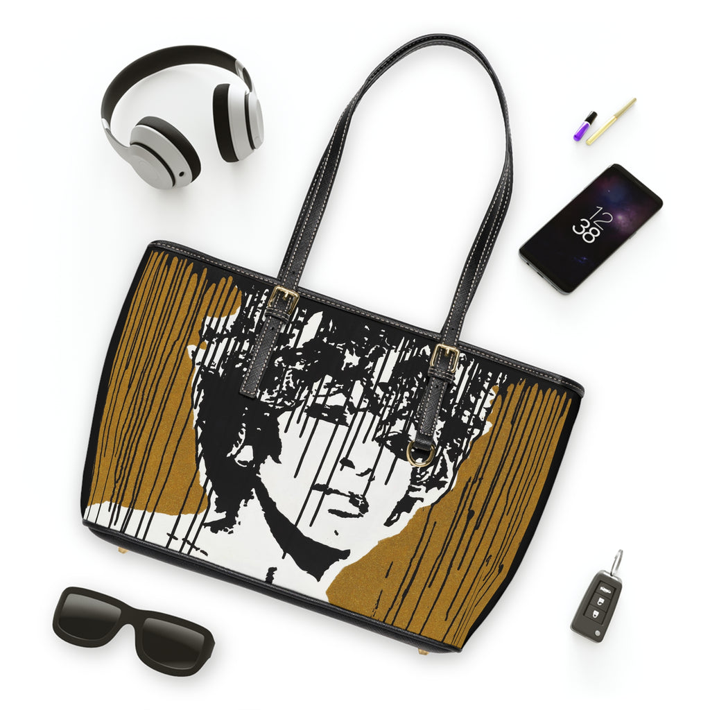 "Tina Turner Gold Series Tribute" PU Leather Shoulder Bag
