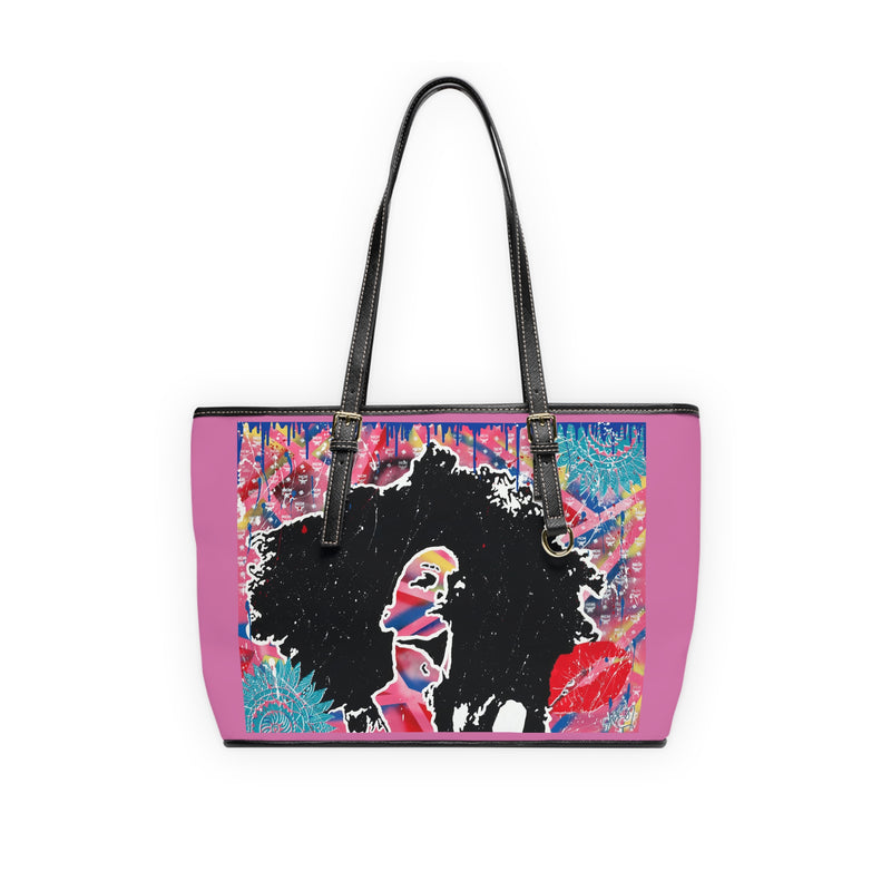 "Embodied " PU Leather Shoulder Bag