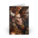 Greeting Card — Romantic Couple Art Print (1 or 10 pcs)