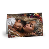 Greeting Card — Mother and Sleeping Baby Art Card (Blank Inside)