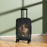 Luggage Cover - 'Be Raw' Portrait Travel Suitcase Protector