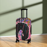 Pop Art Afro Portrait Luggage Cover – Colorful Graffiti Travel Protector