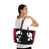 "Label Whore 2-Karl Lagerfeld"  PU Leather Shoulder Bag