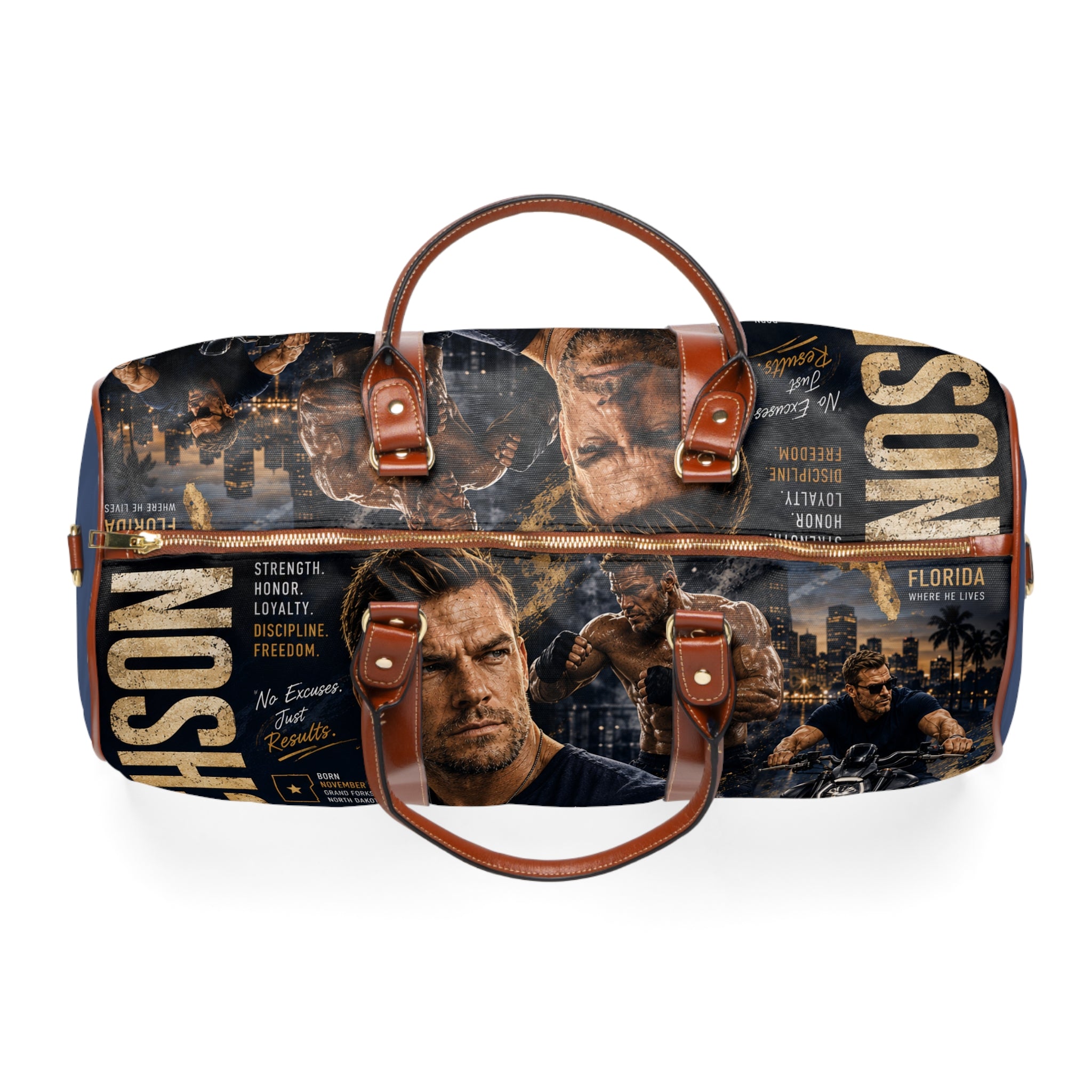 Alan RITCHSON Personalized 'Ritchson' Waterproof Travel Bag — Durable Duffel for Weekend Getaways & Gym