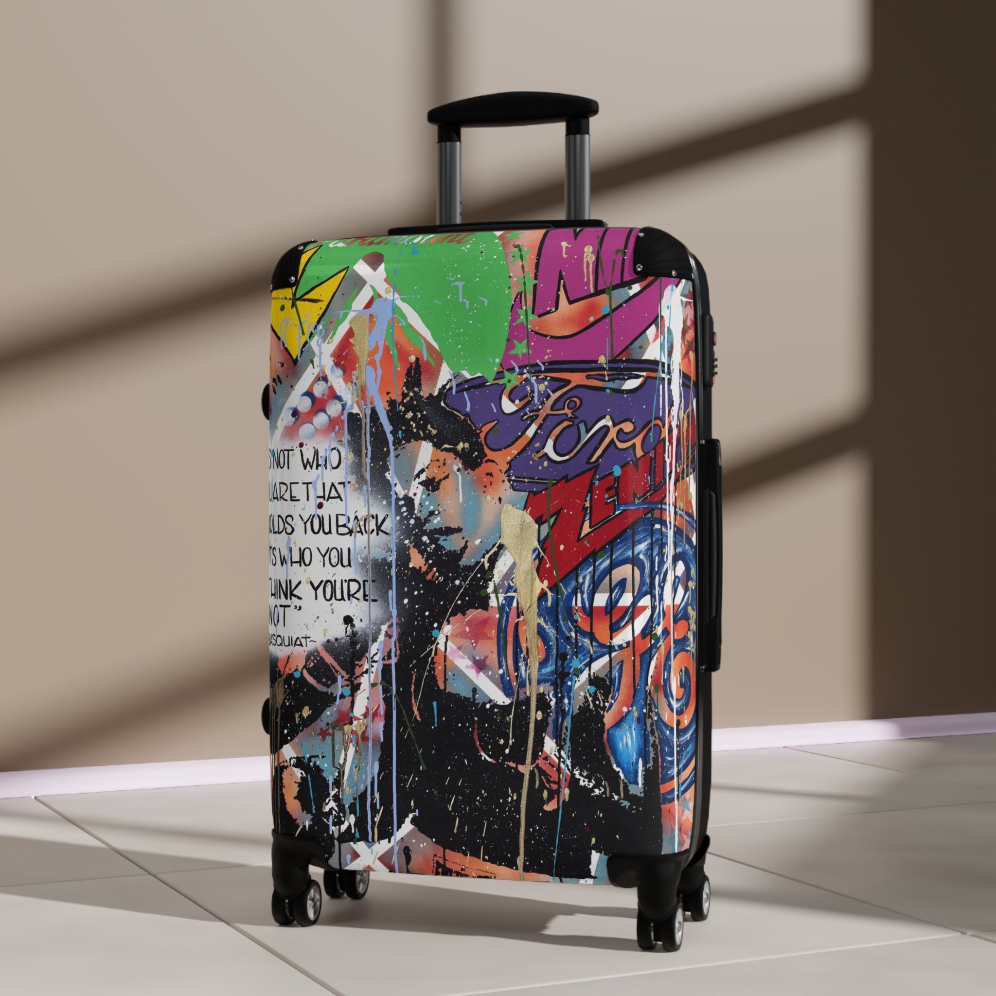"Basquiat/Warhol Tribute" Suitcases