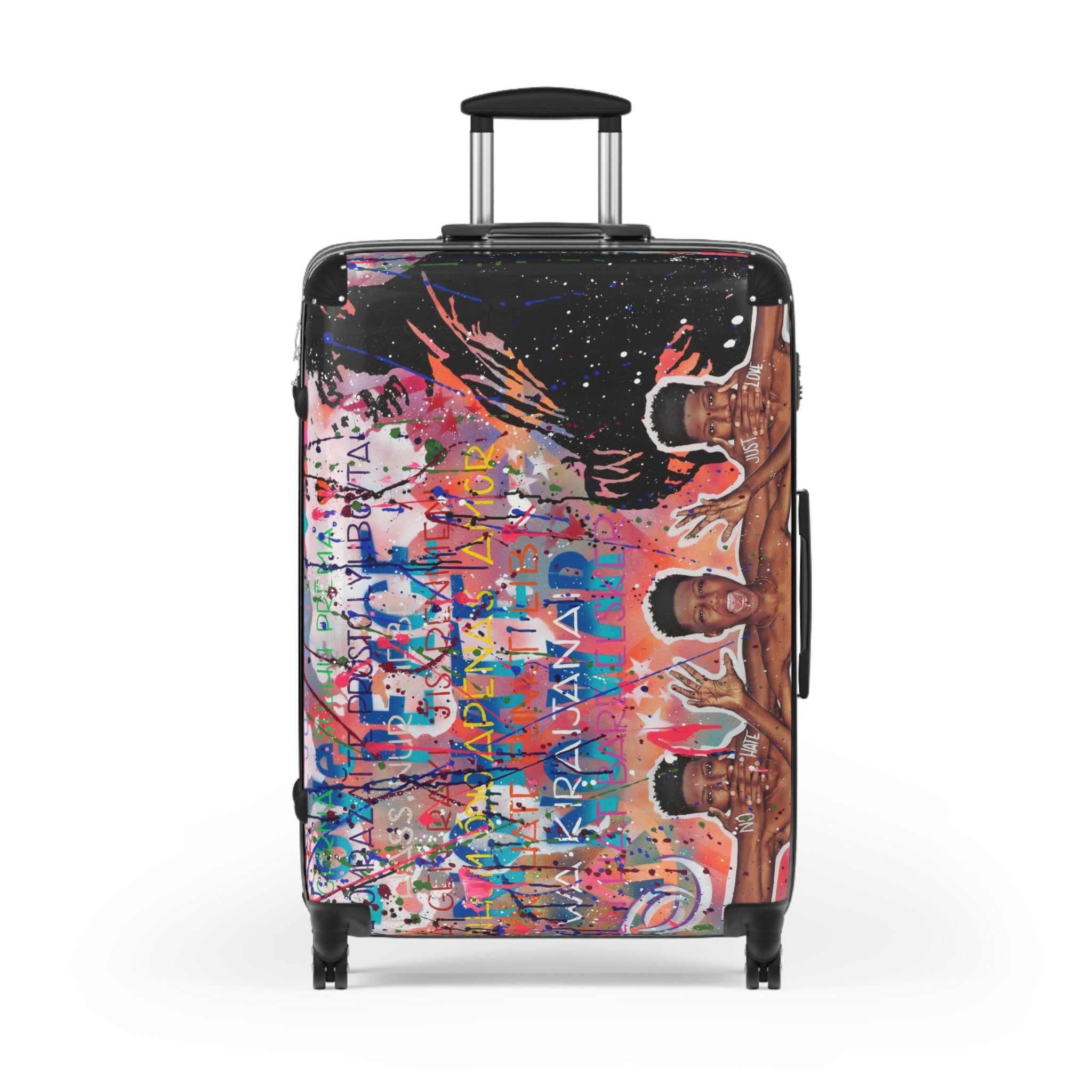 "No Hate Just Love" Suitcases