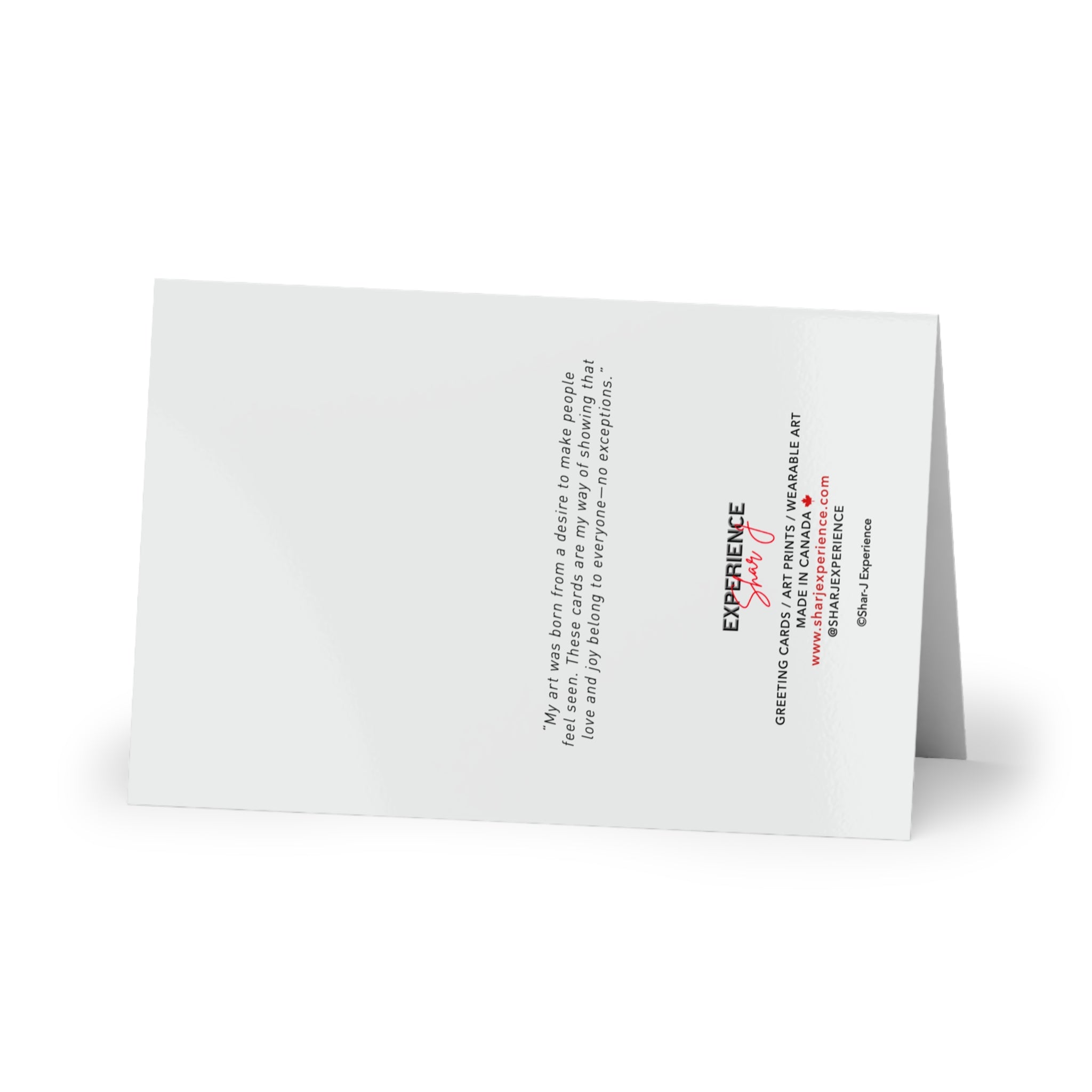 Greeting Card — Mother and Child Portrait (Blank Inside)