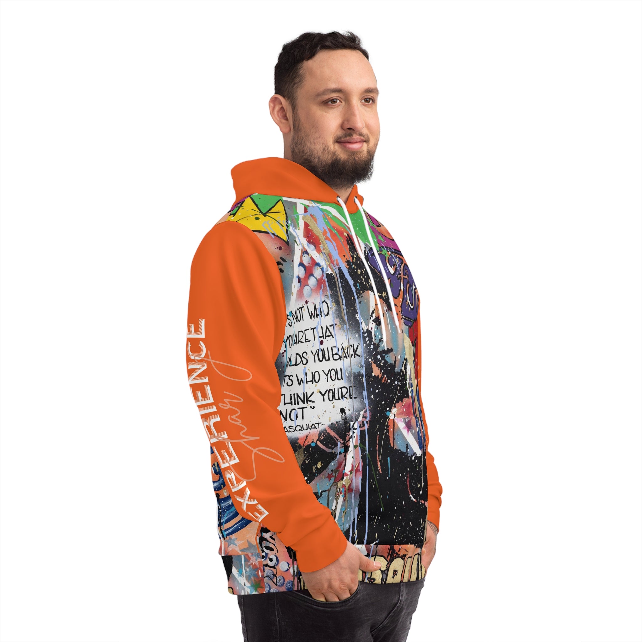 "Basquiat/Warhol Tribute" AOP Fashion Hoodie