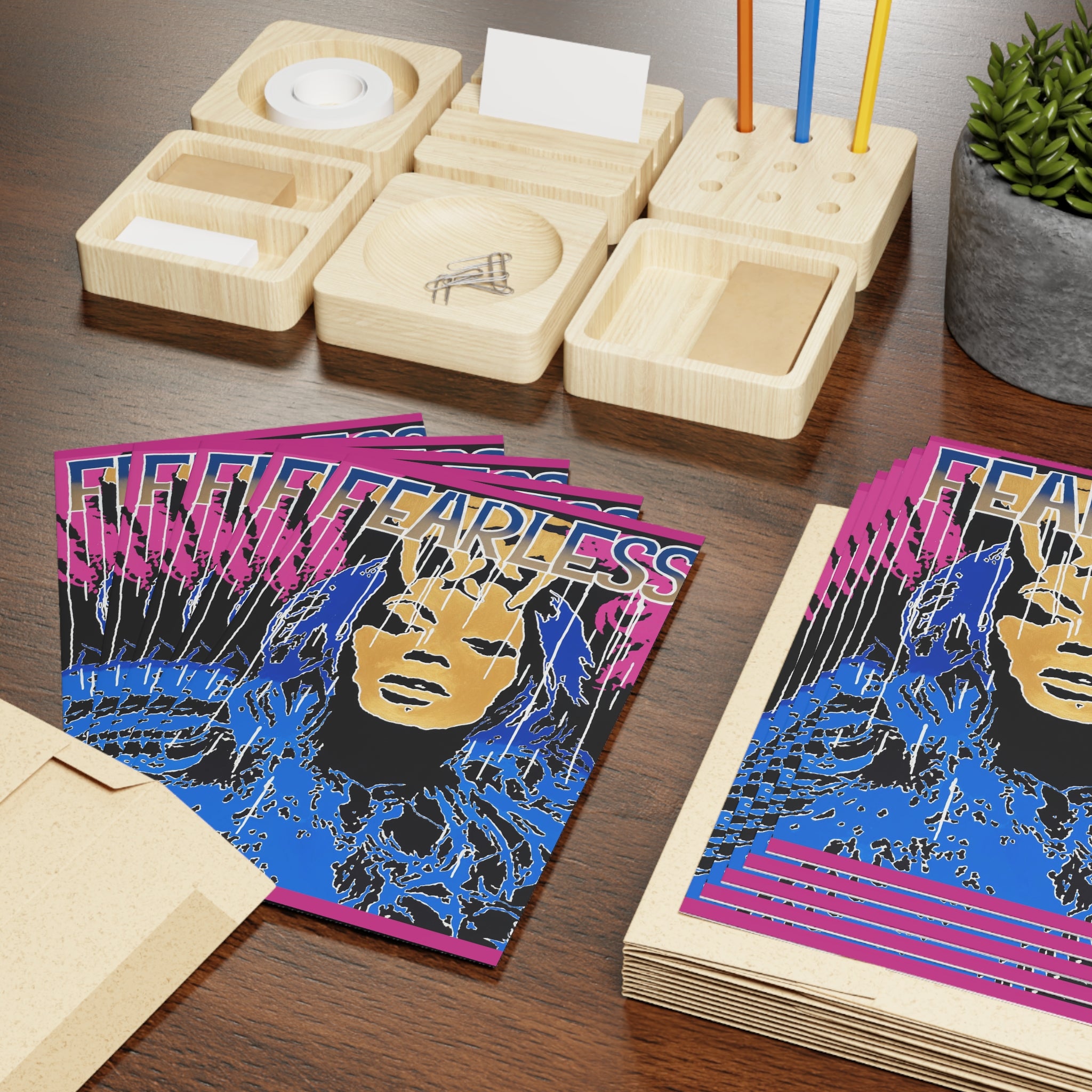 "Fearless- Inspired By Beyonce" Greeting Cards (1 or 10-pcs)