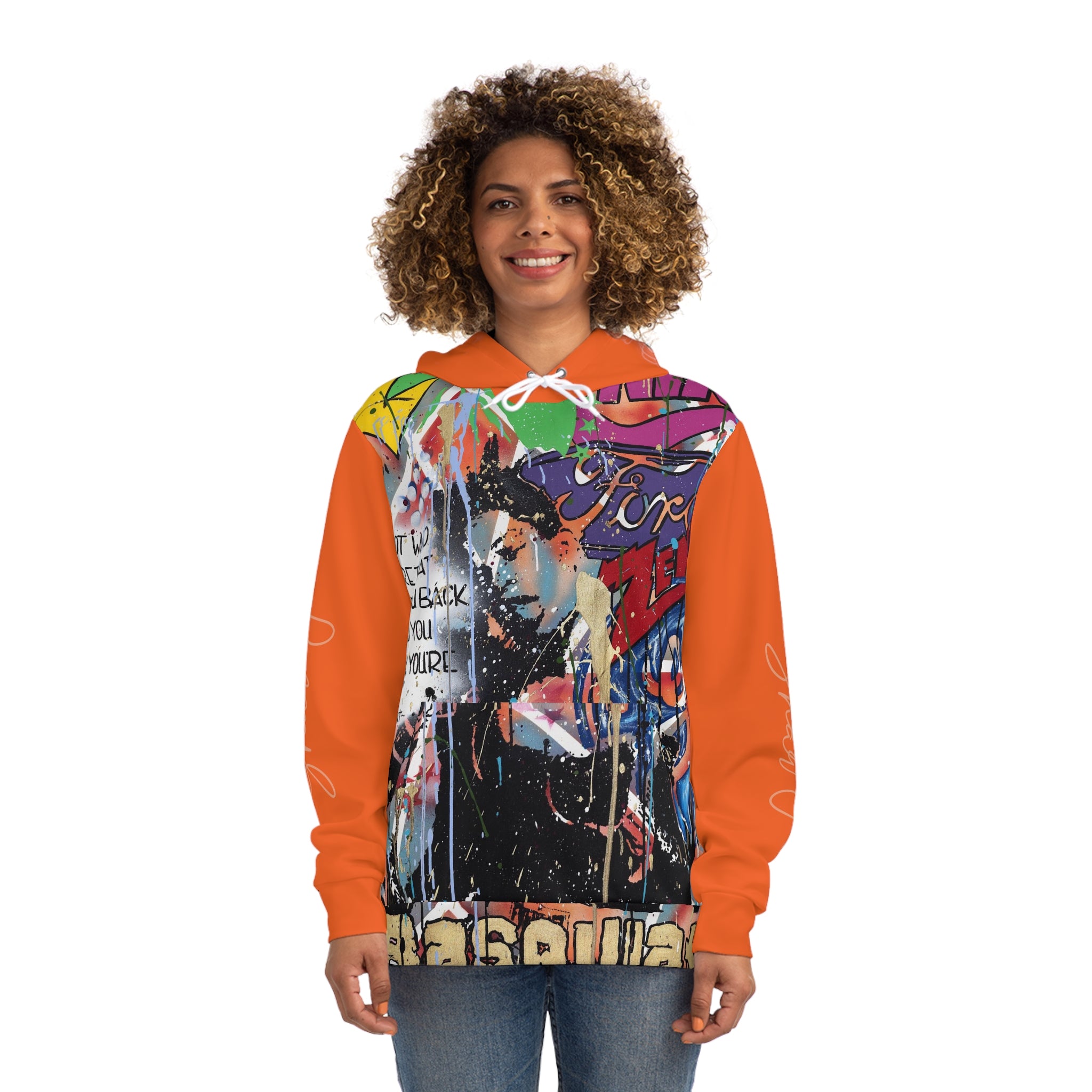 "Basquiat/Warhol Tribute" AOP Fashion Hoodie