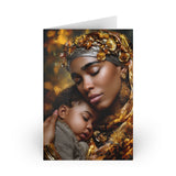 Greeting Card — Mother and Baby Art Card (Blank Inside)