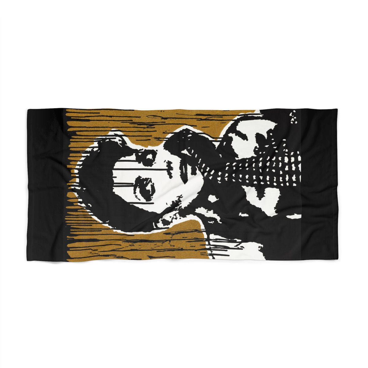 "Halle Berry Inspired Gold Series" Beach Towel