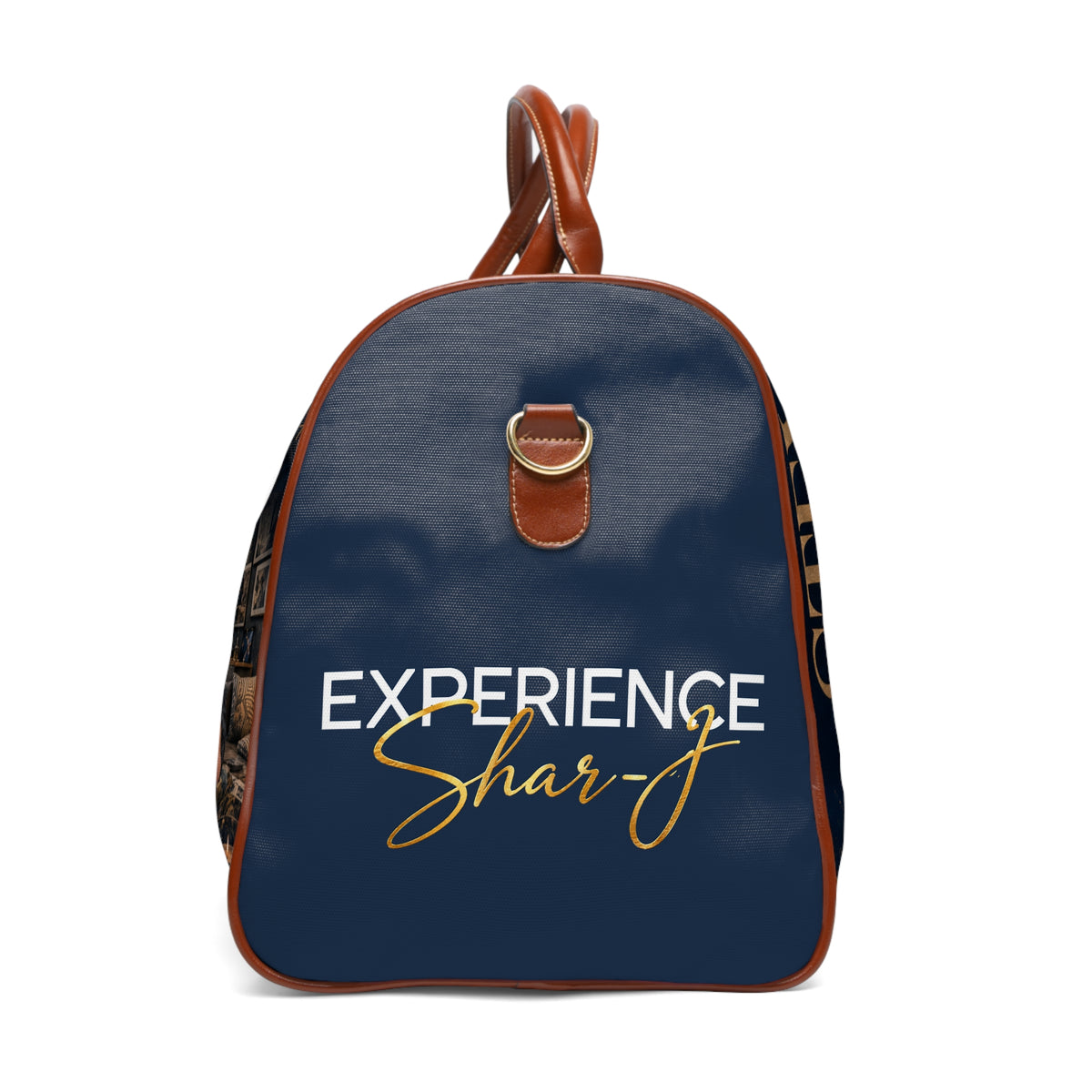 Steve Seabados Travel Duffle Bag — Waterproof Weekender with Photo Collage Design
