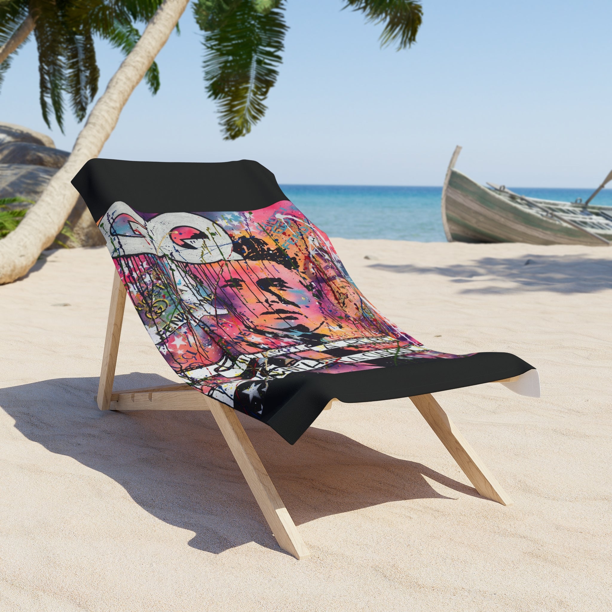 "Rebel with a Cause"  Beach Towel