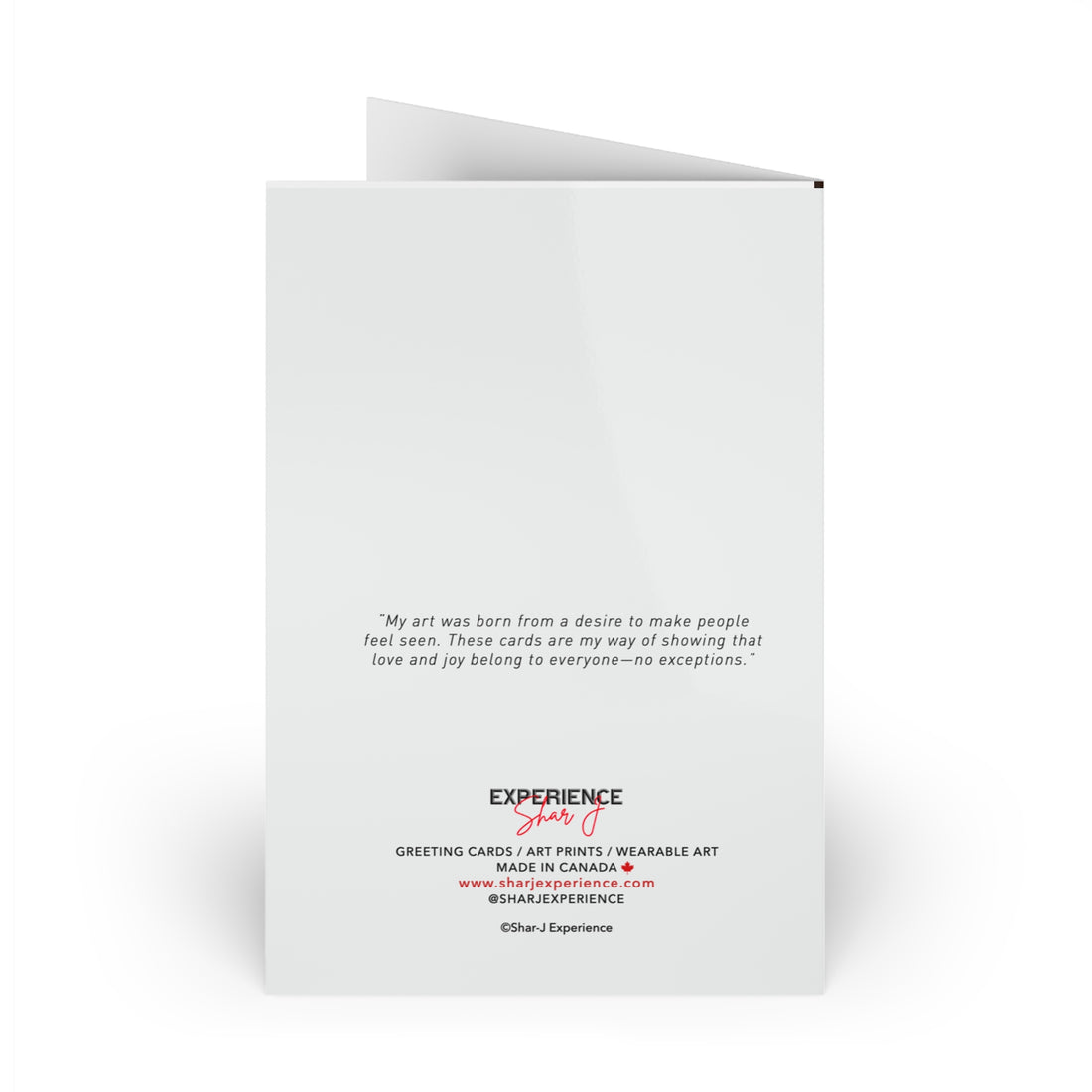 Romantic Portrait Greeting Card — Intimate Couple Art Card (1 or 10 pcs)