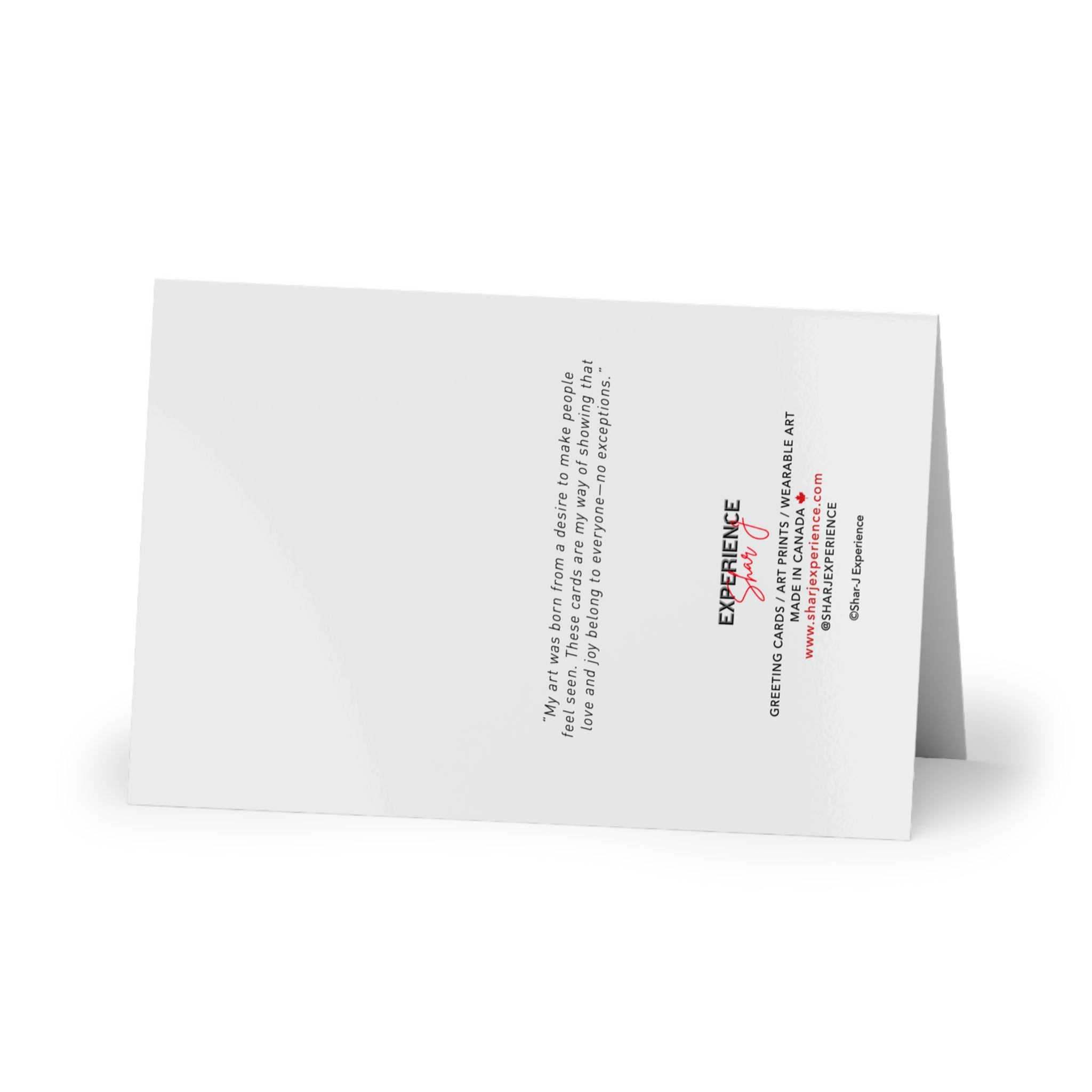 Greeting Card — Mother and Child Portrait Art Card (Single or 10-Pack)