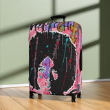 Pop Art Afro Portrait Luggage Cover – Colorful Graffiti Travel Protector