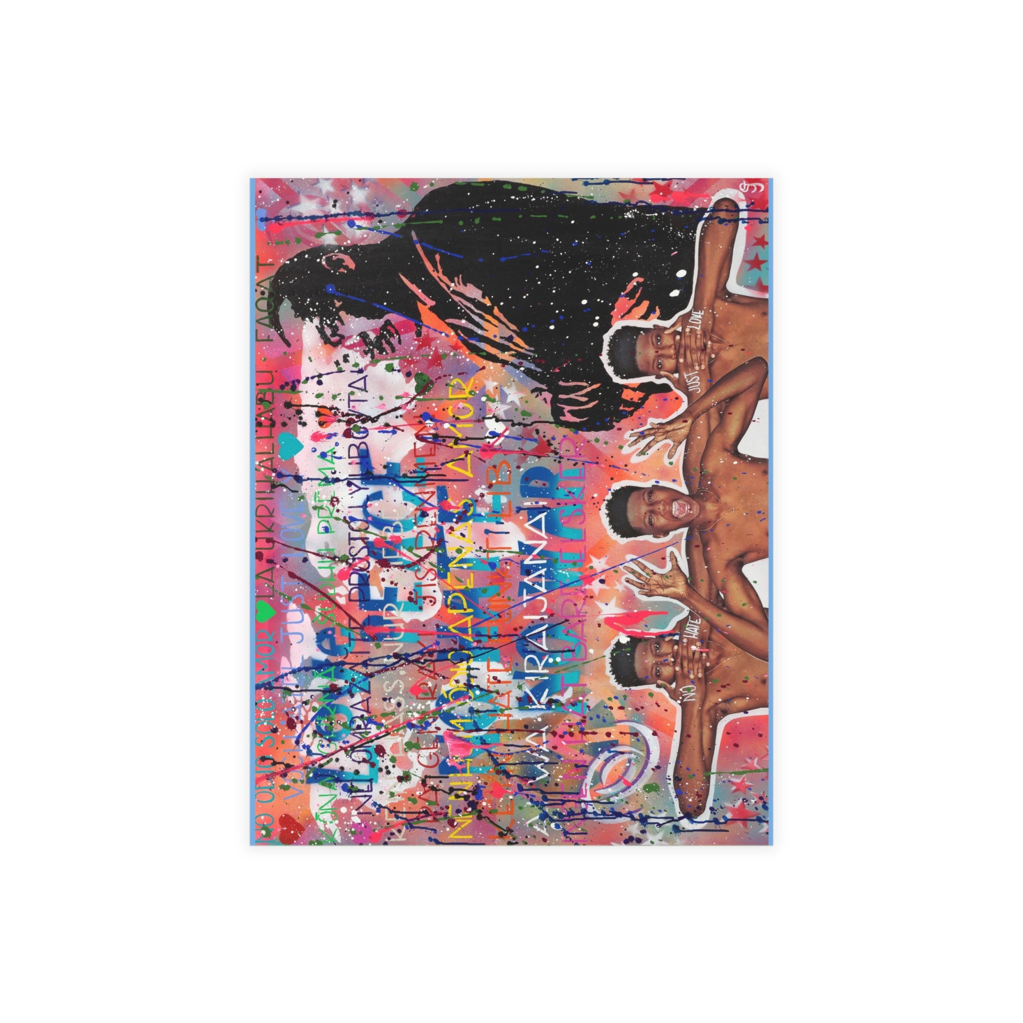 "No Hate Just Love" Postcard Bundles (envelopes included)