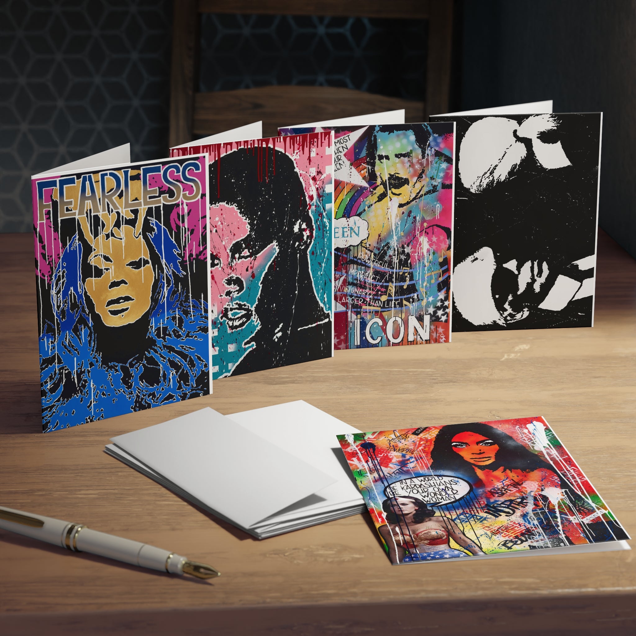 Shar-J Multi-Design Greeting Cards (5-Pack)