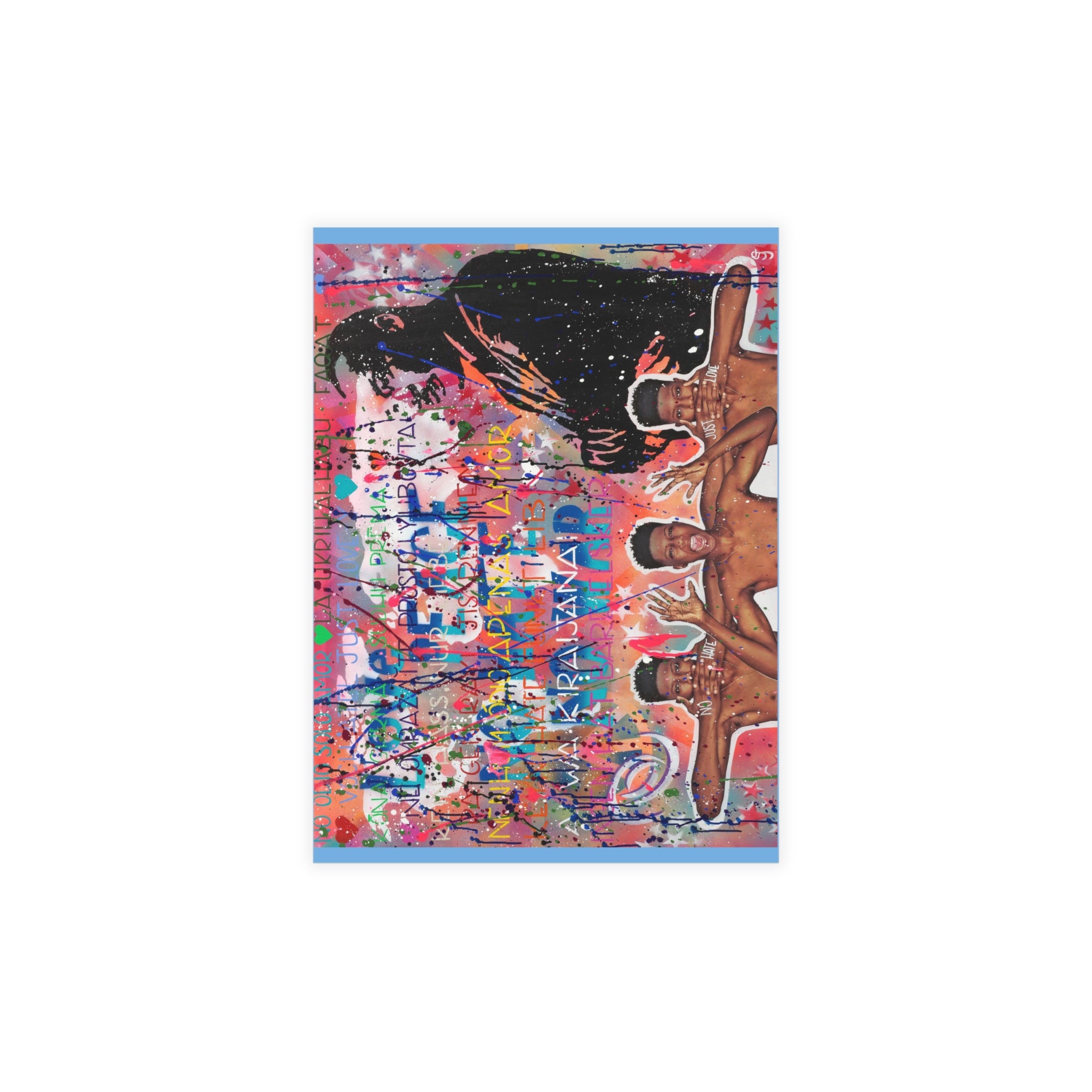 "No Hate Just Love" Postcard Bundles (envelopes included)