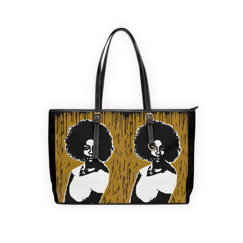"Viola Davis Gold Series Tribute" PU Leather Shoulder Bag