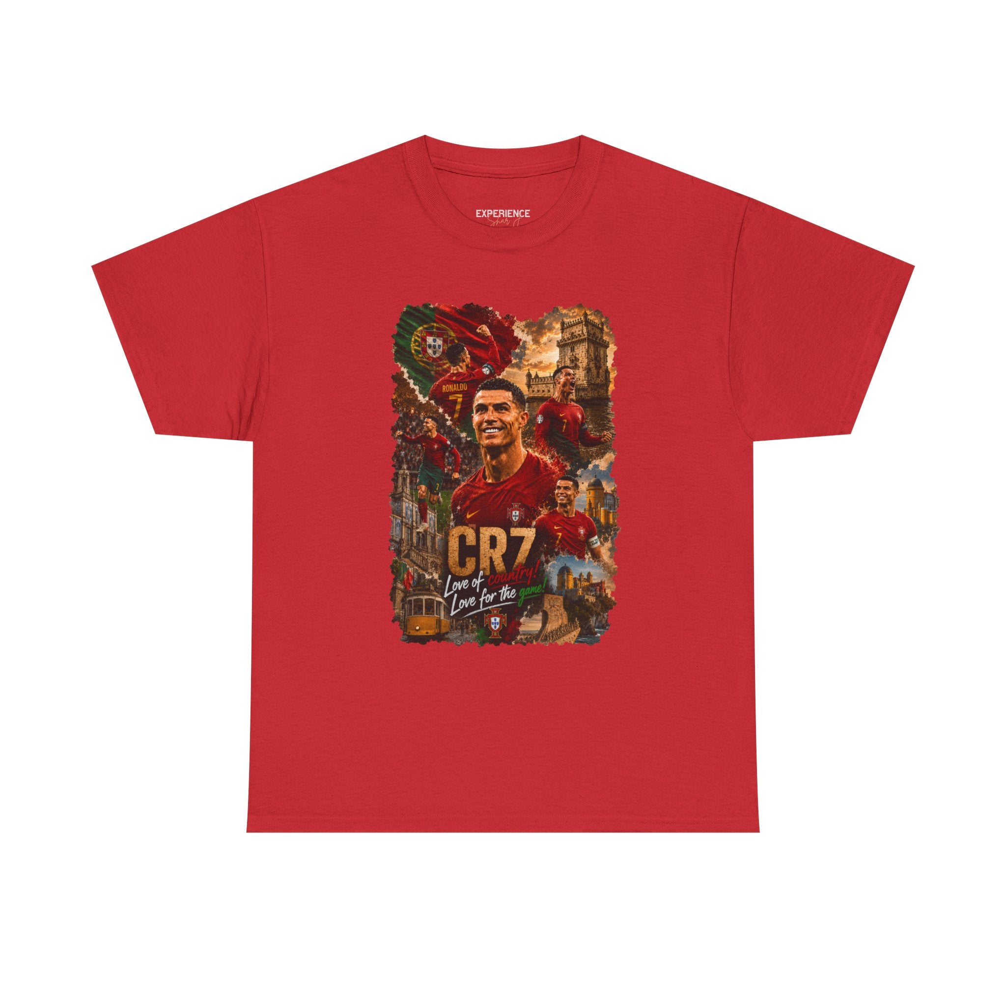 CR7 Soccer Fan T-Shirt – Vintage Portugal Football Tribute Tee
