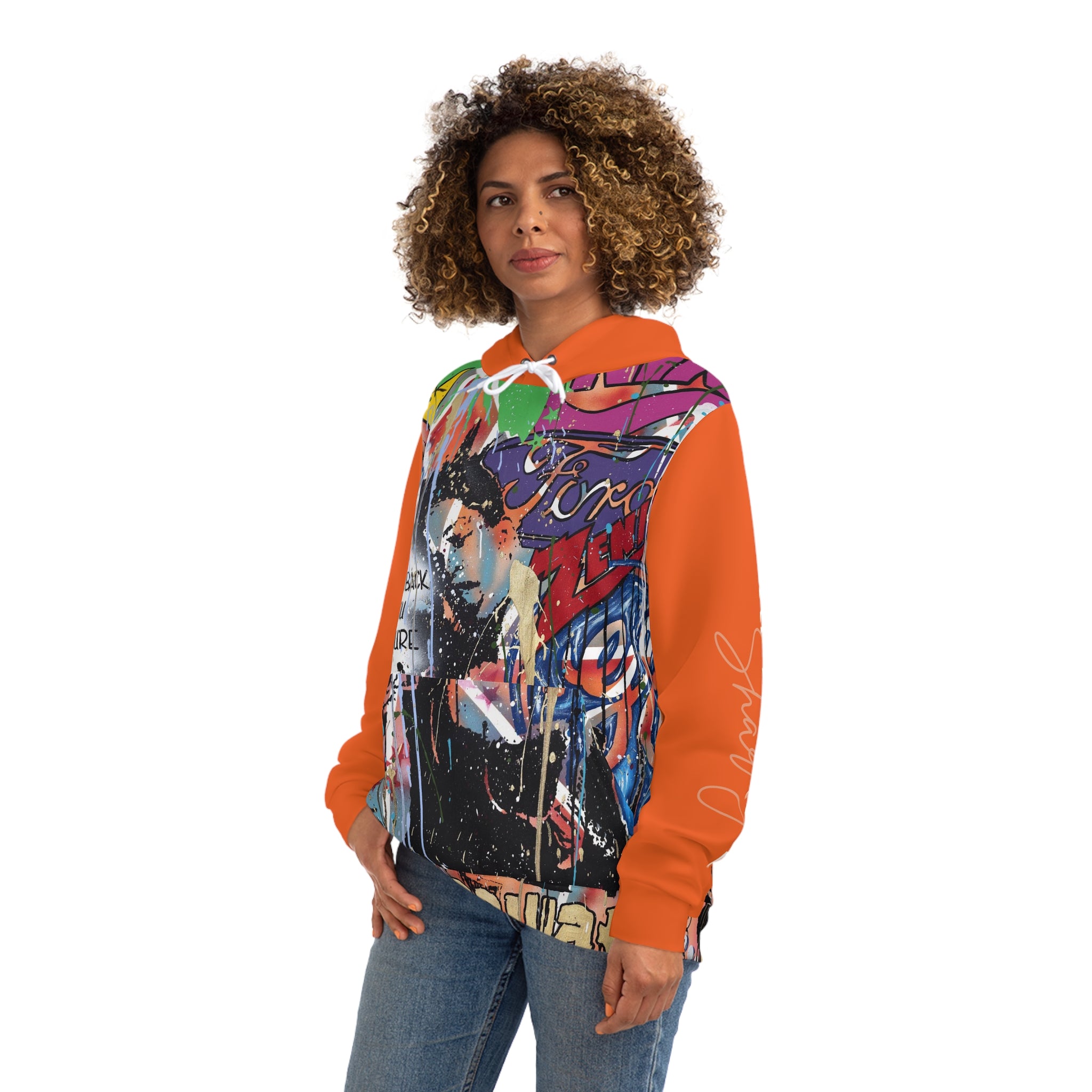 "Basquiat/Warhol Tribute" AOP Fashion Hoodie