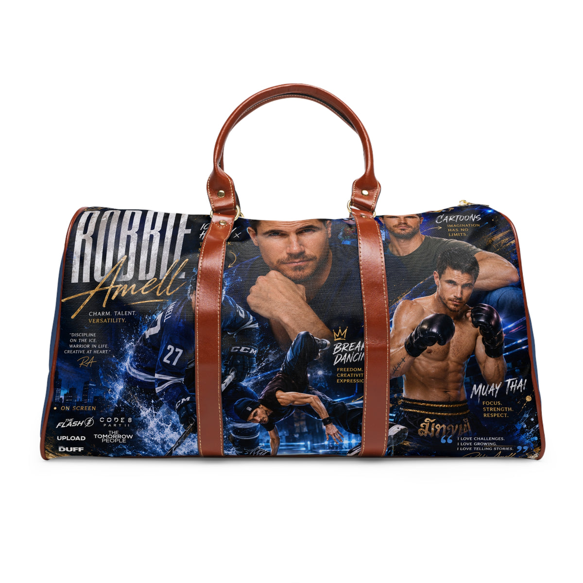 Robbie Amell Waterproof Travel Bag