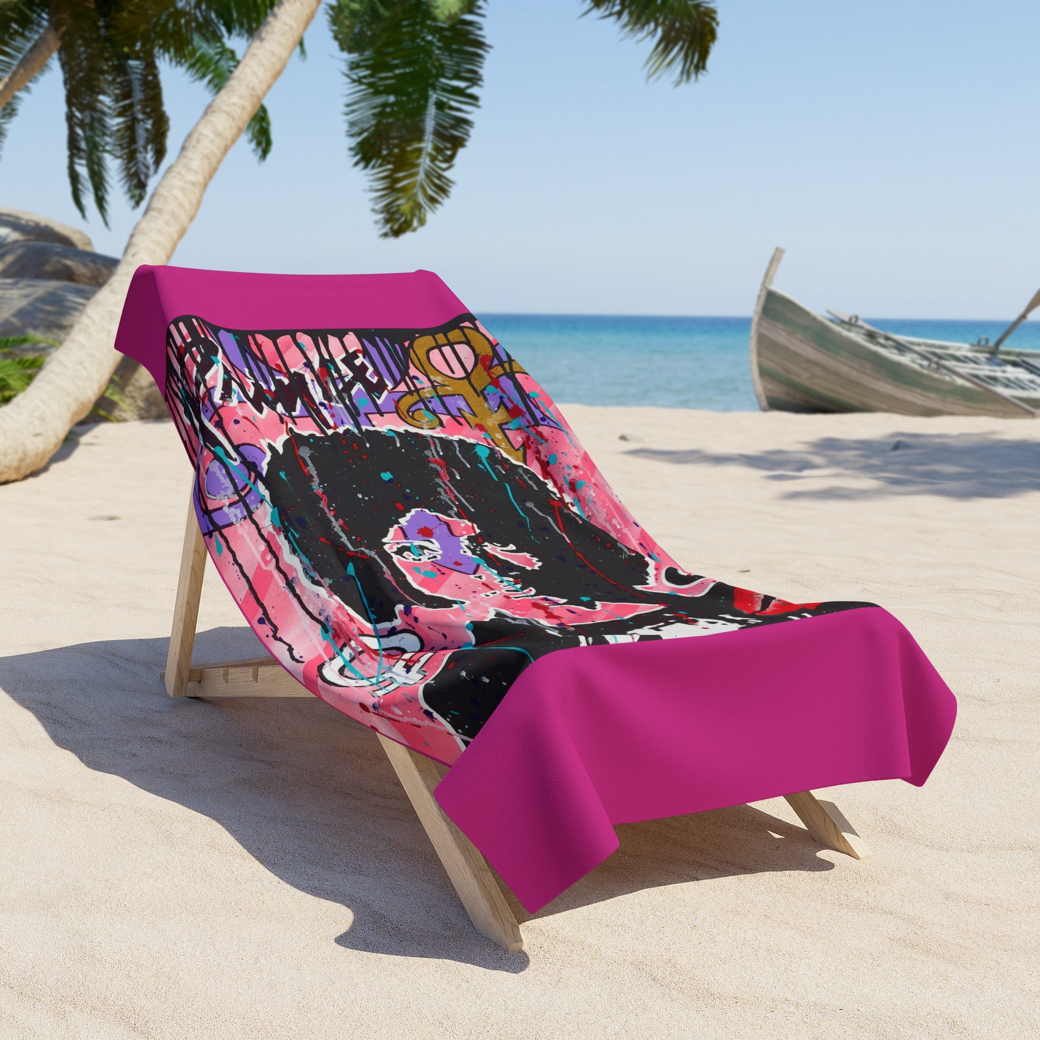 Prince Inspired Beach Towel
