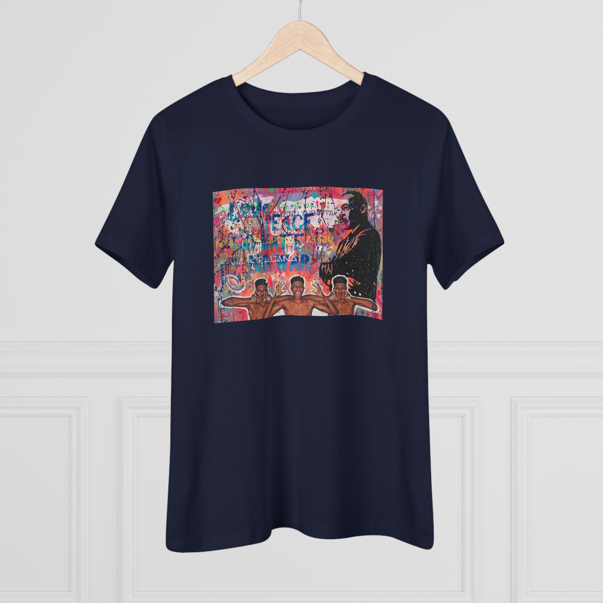 "No Hate Just Love" Women's Premium Tee