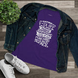 "Saying F*CK Off Is My Passive Aggressive Way Of Not Punching You In The Face" Women's Premium Tee