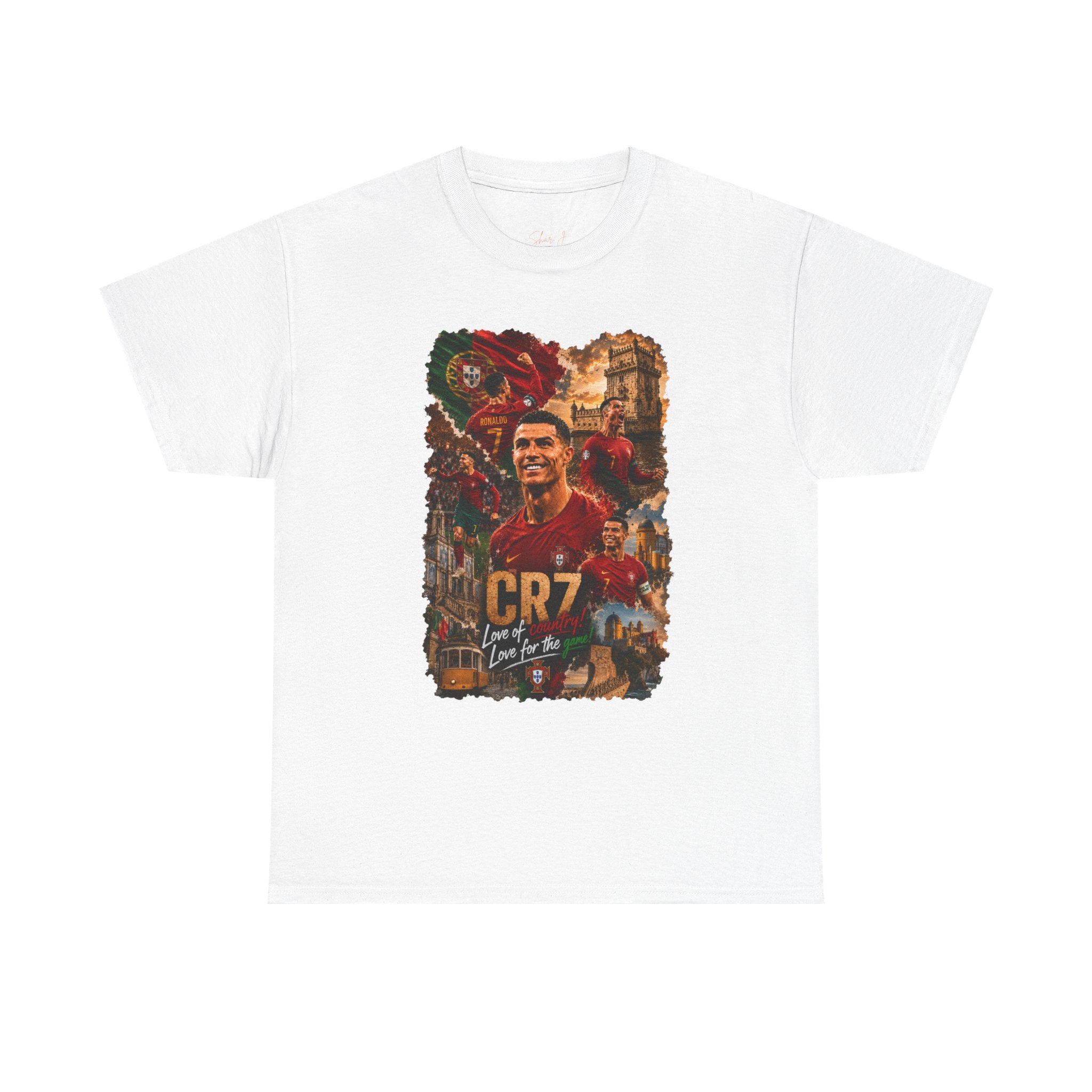 CR7 Soccer Fan T-Shirt – Vintage Portugal Football Tribute Tee