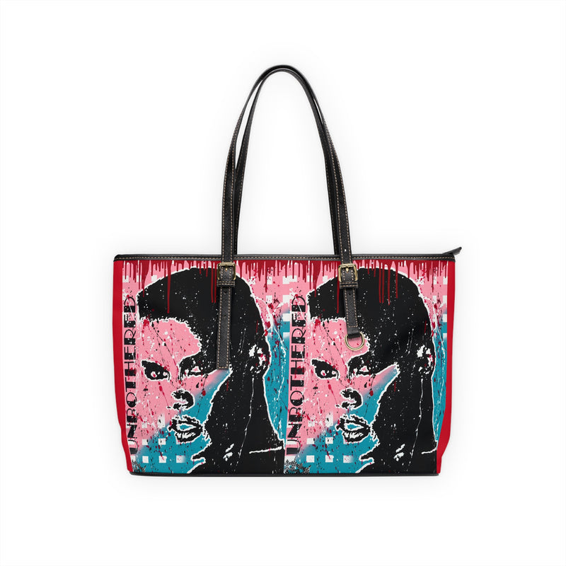 "Unbothered Tribute To Grace Jones" PU Leather Shoulder Bag