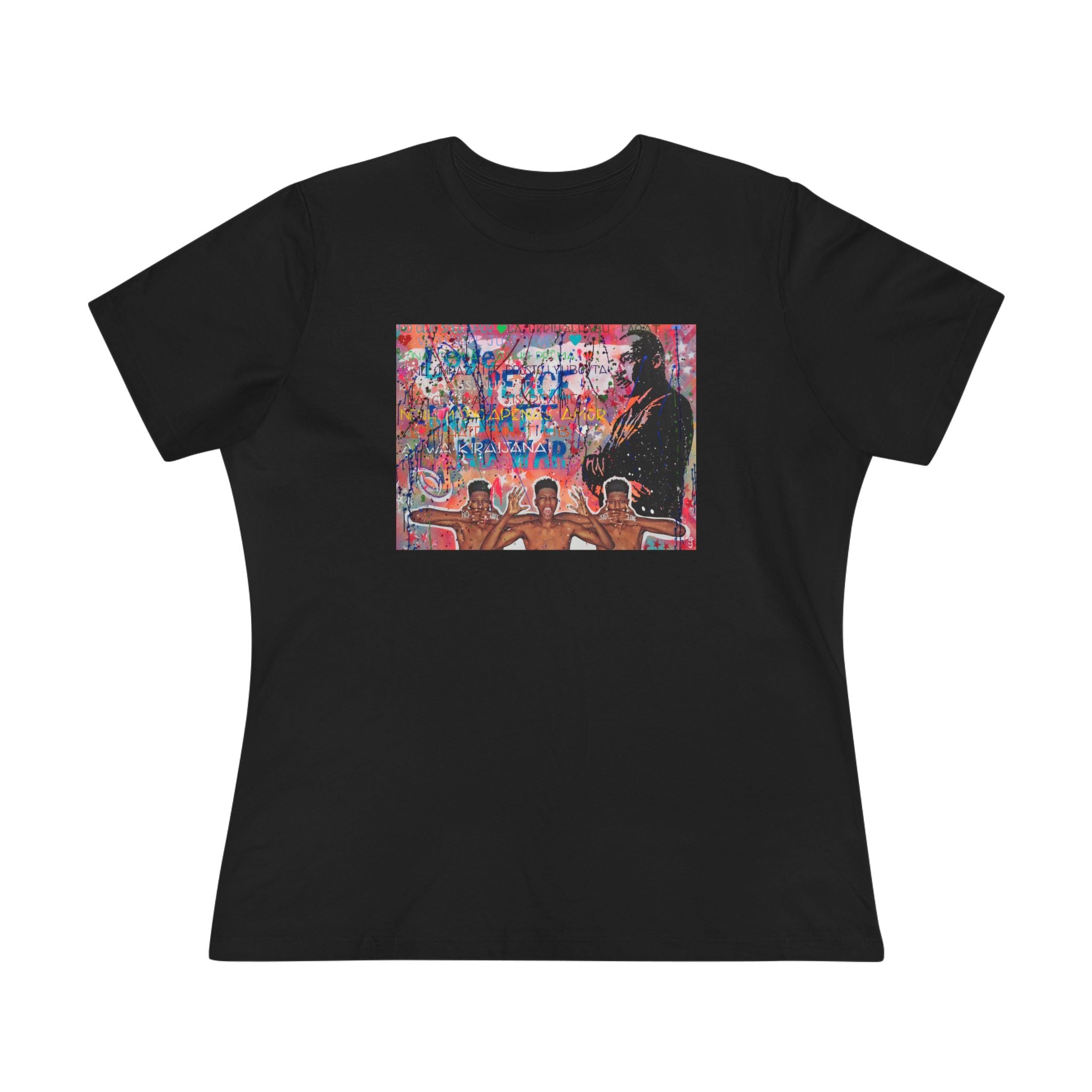 "No Hate Just Love" Women's Premium Tee