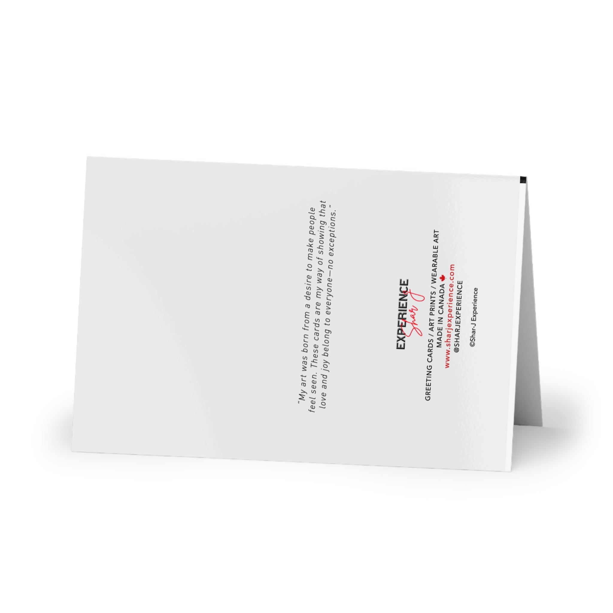 Greeting Card Set — Elegant Mother & Child Portraits (Single or 10‑Pack)