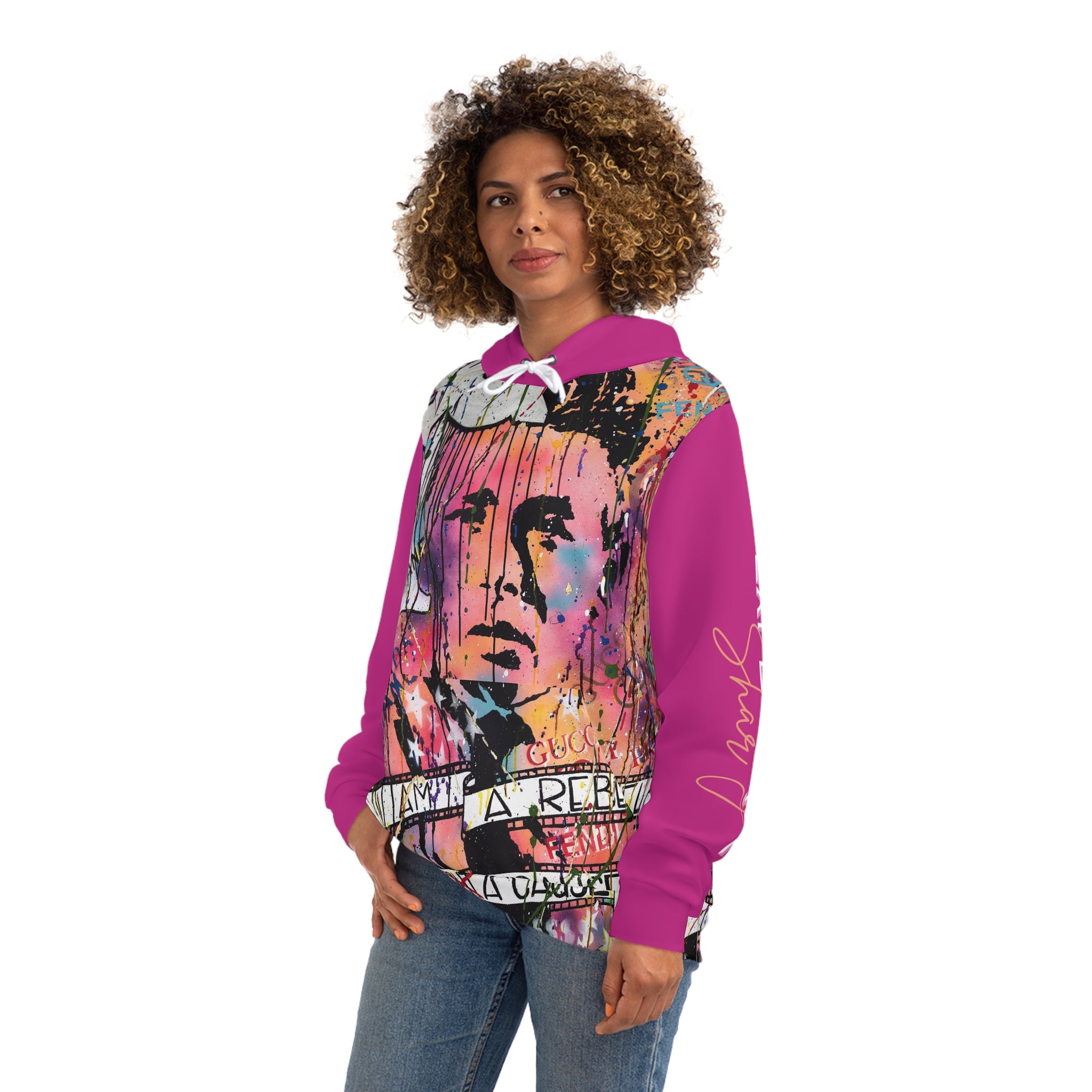"Rebel With A Cause" AOP Fashion Hoodie