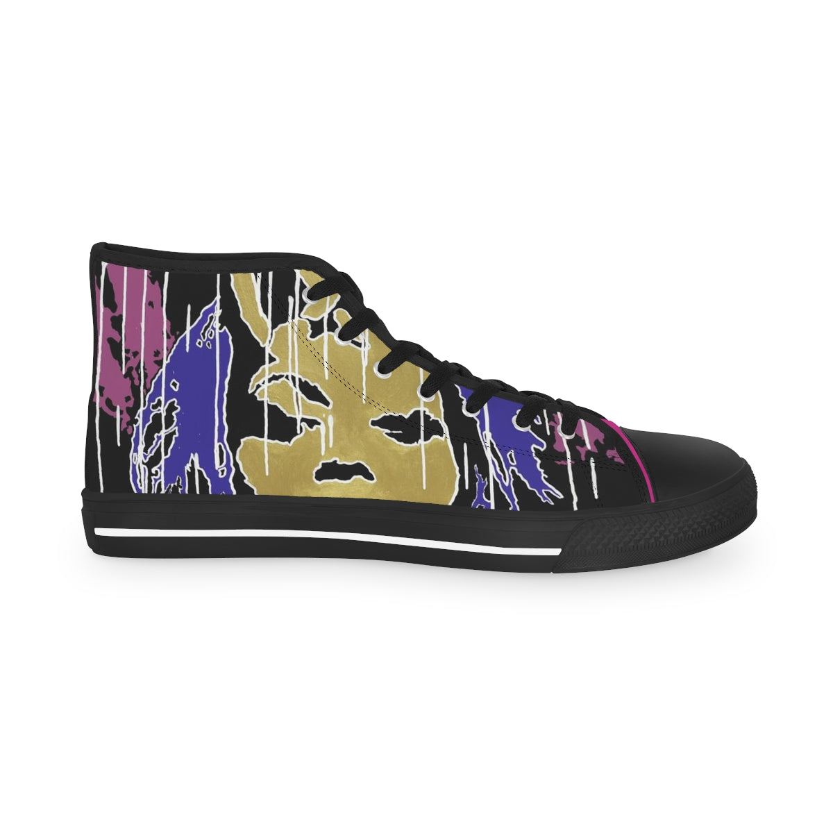"Fearless Inspired By Beyonce" Men's High Top Sneakers