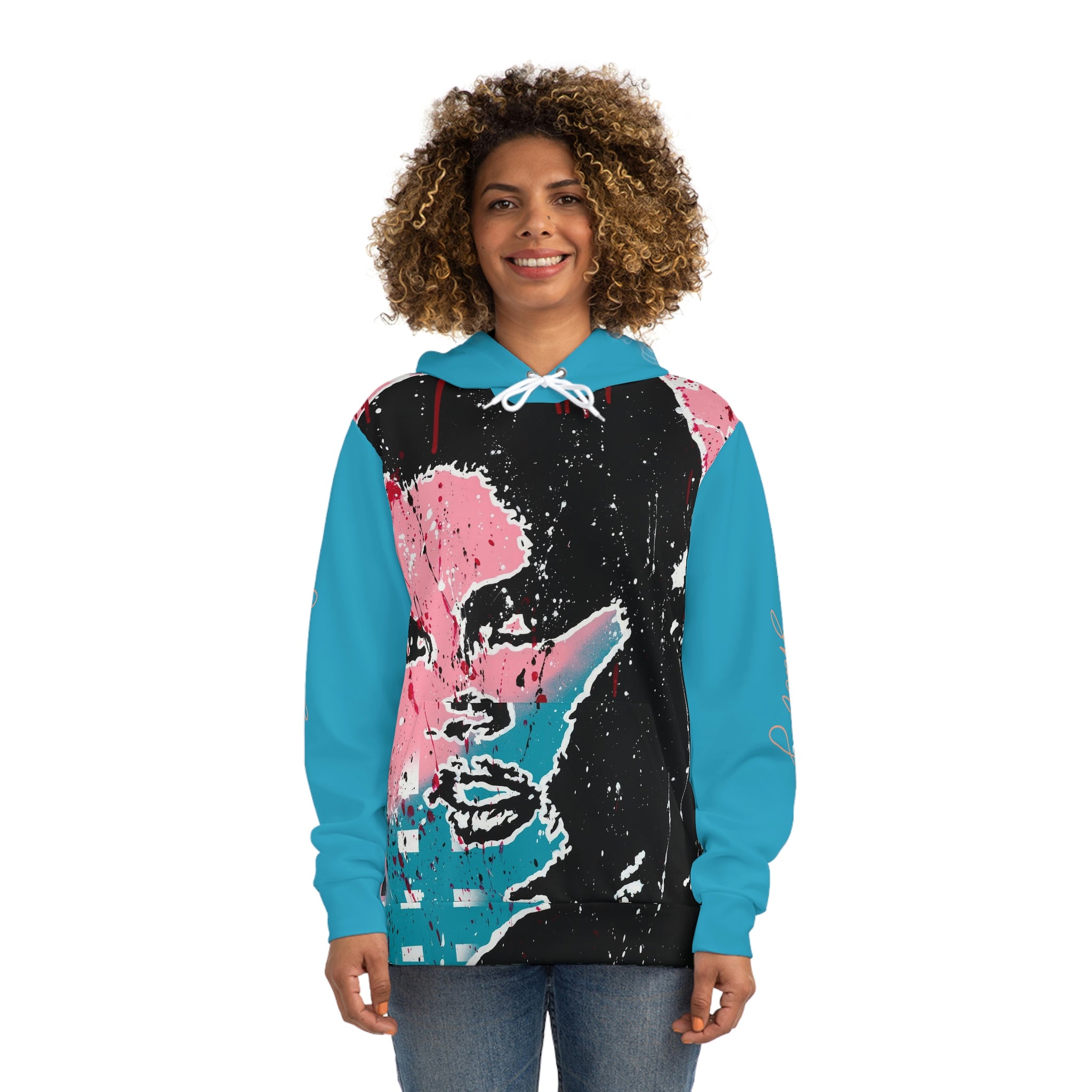 "Unbothered Inspired By Grace Jones" Unisex AOP Fashion Hoodie