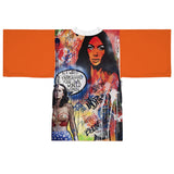"Dare To Be Different" Long Sleeve Kimono Robe