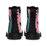 "Unbothered-Grace Jones" Women's Canvas Boots