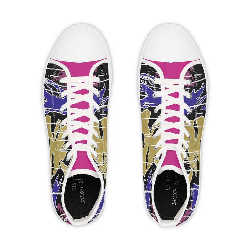 "Fearless Inspired By Beyonce" Men's High Top Sneakers
