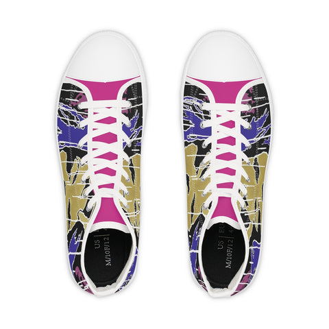 "Fearless Inspired By Beyonce" Men's High Top Sneakers