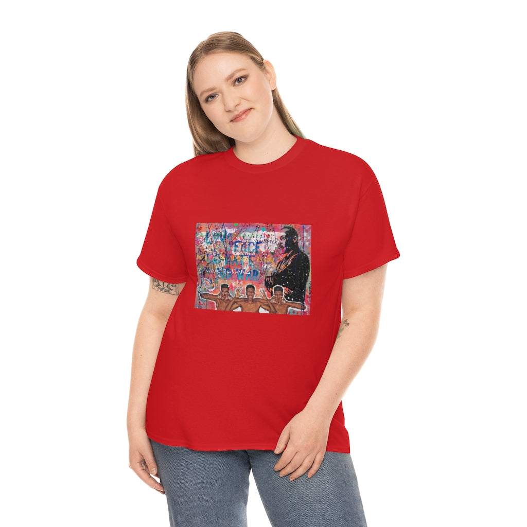 "No Hate Just Love" Unisex Heavy Cotton Tee